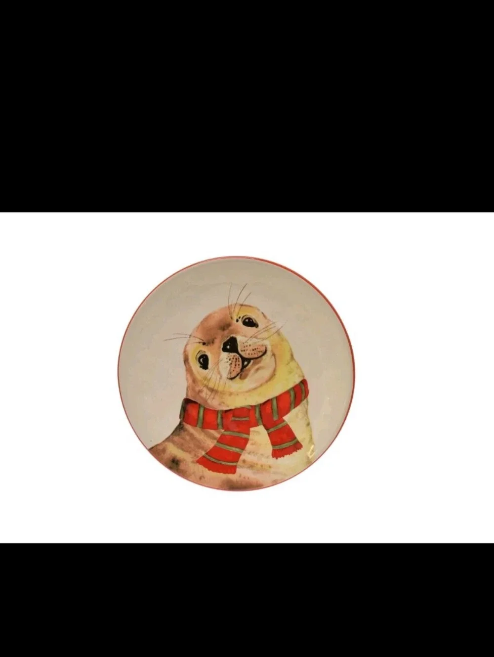 Pier 1 Christmas Salad Plates 8.25